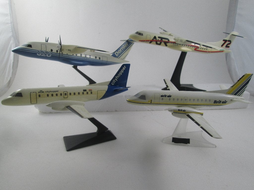 SAAB 340A KLM Cityhopper / Brit Air /ATR 72-600 /Donnier 328, Ophalen of Verzenden, Zo goed als nieuw, Schaalmodel