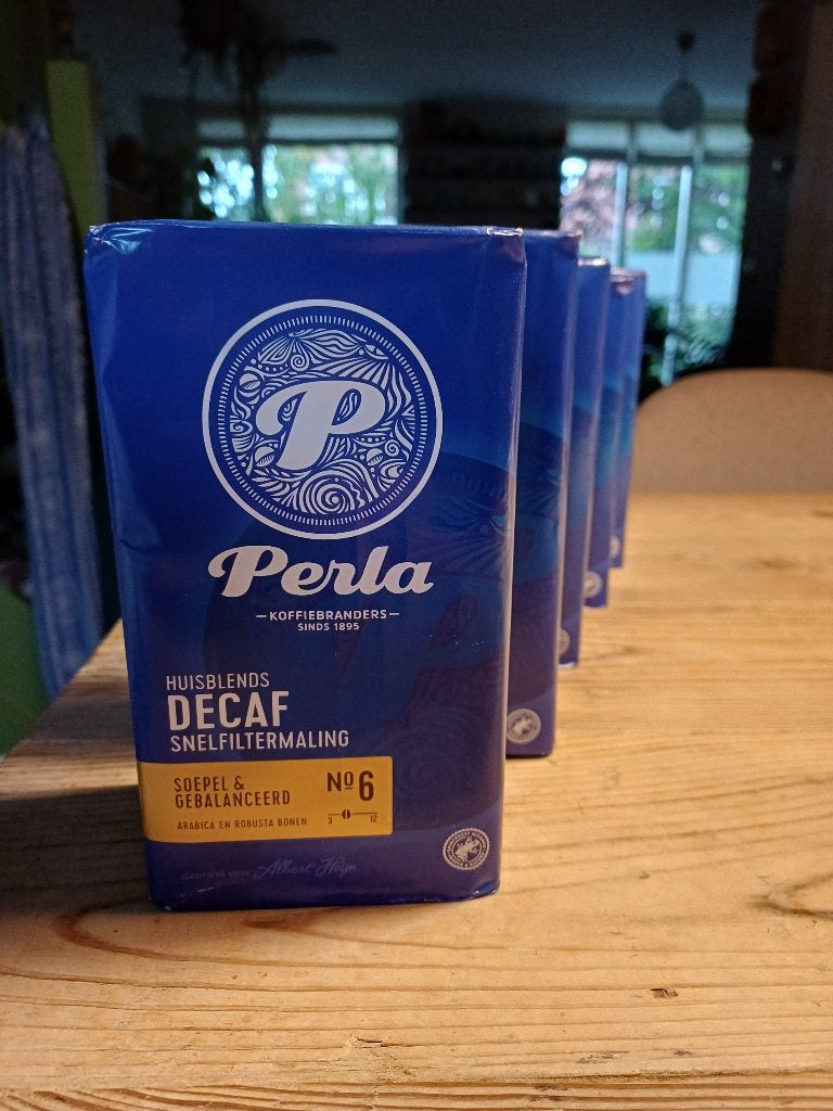 5 x 500 gram Perla decaf filterkoffie, Diversen, Ophalen of Verzenden