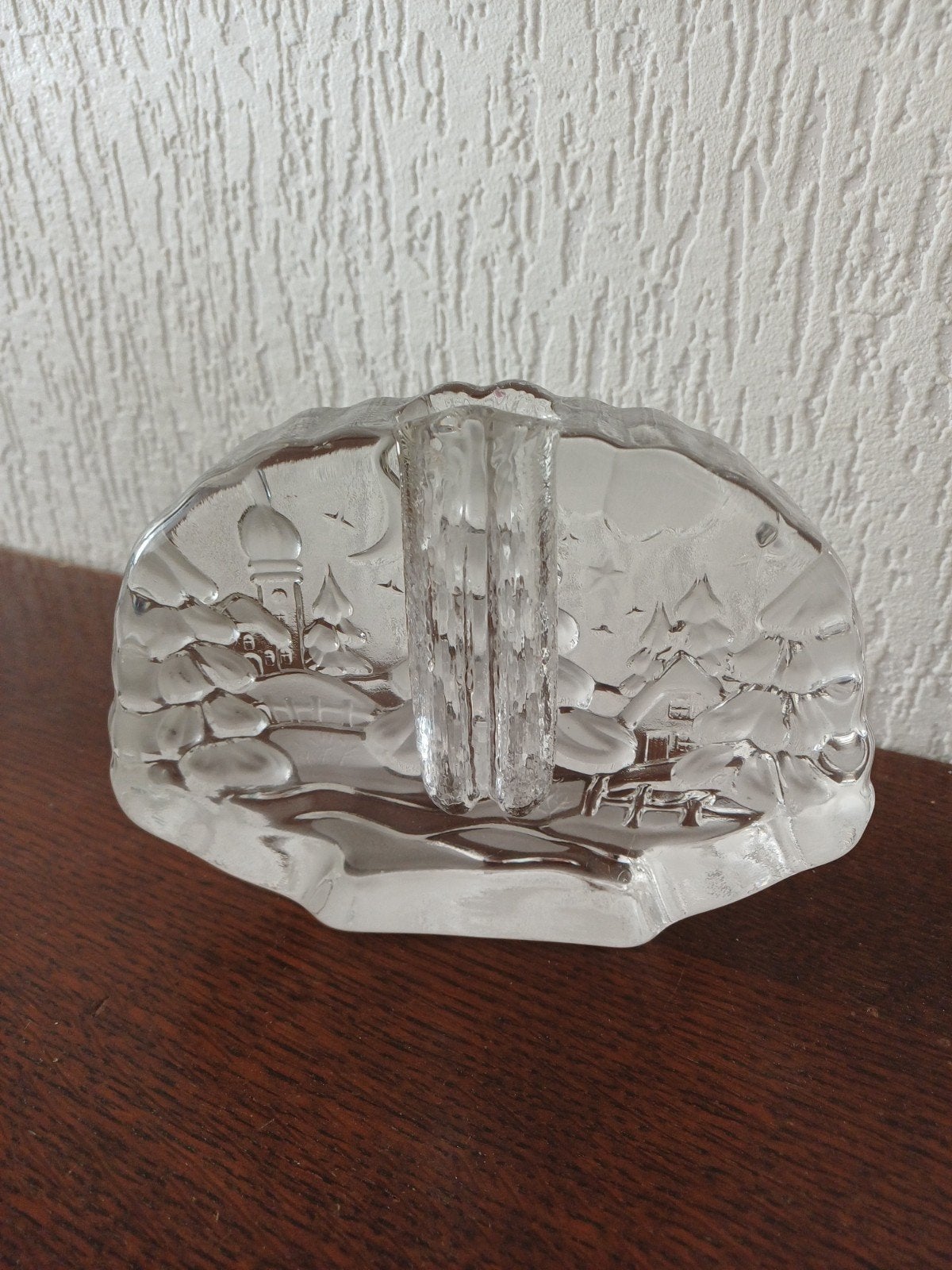 Solifleur geperst kristal Glas, Ophalen of Verzenden