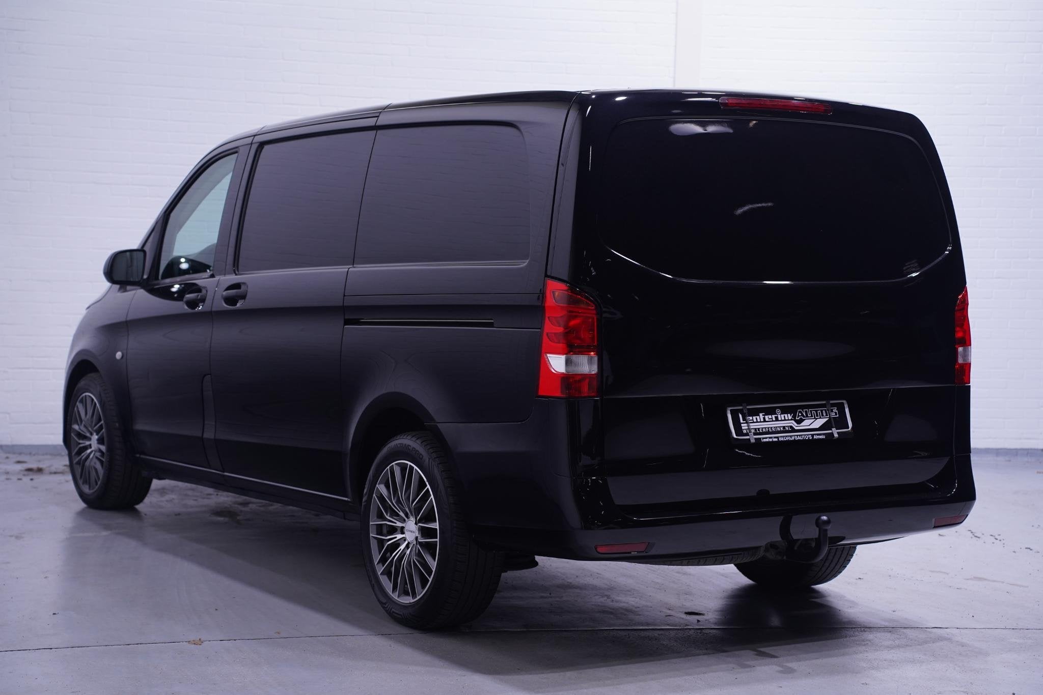 Mercedes-Benz Vito 114 CDI 136 pk Lang Airco ECC, APK 08-202, Auto's, Gebruikt, Zwart, 4 cilinders, Zwart