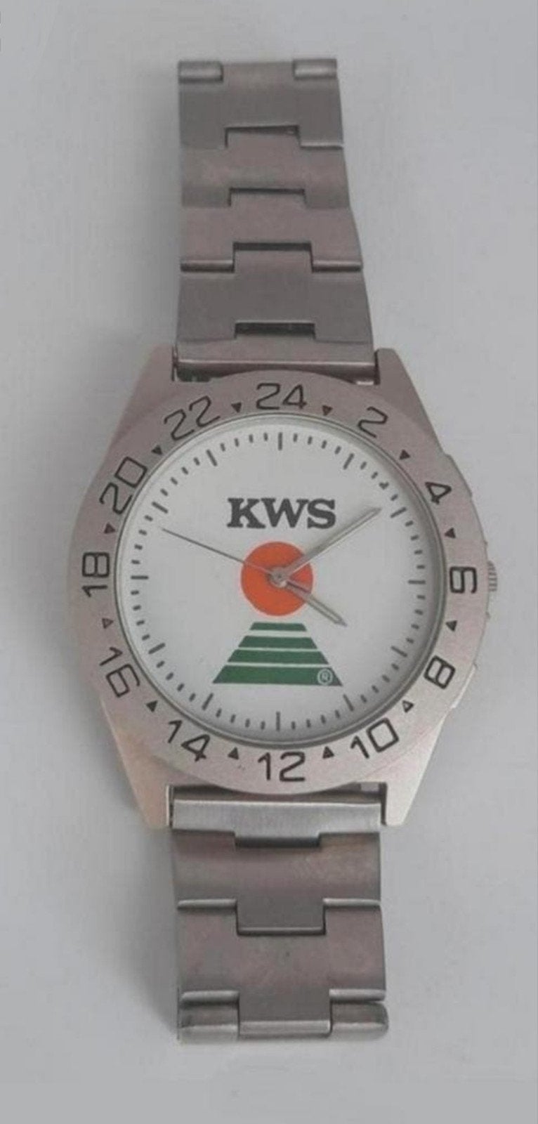 KWS Heren Horloge stainless steal, Ophalen of Verzenden, Zo goed als nieuw, Gebruiksvoorwerp