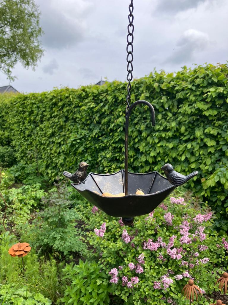Metalen paraplu voor voer, plantje, Ophalen of Verzenden, Nieuw