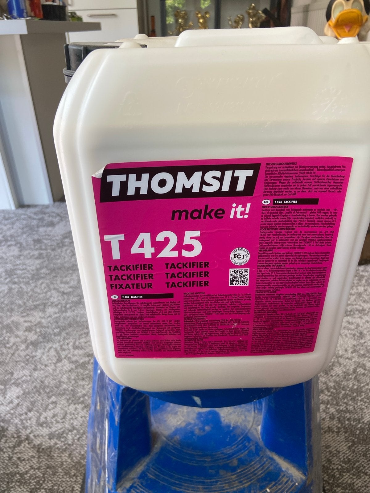 Thomsit T 425 Tackifier - Vloerlijm/Fixeer, 20 liter of meer, Ophalen, Nieuw, Wit