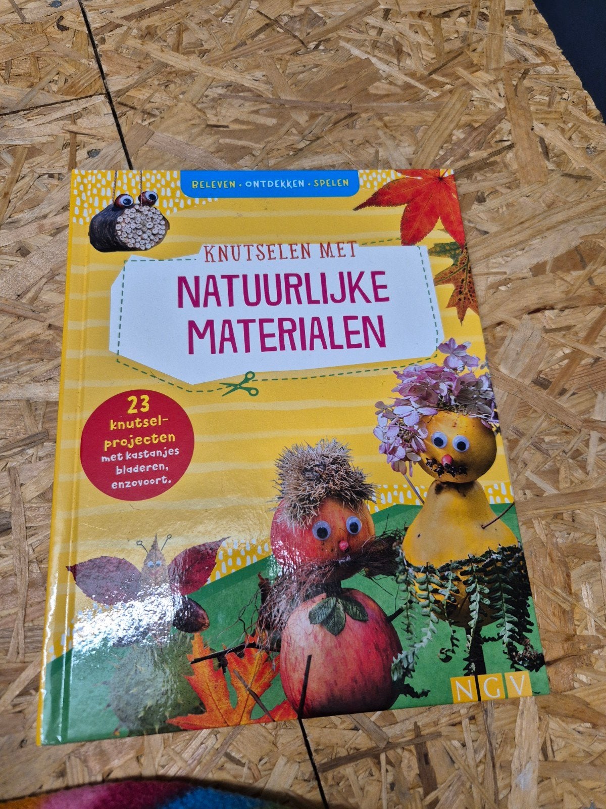 Knutselen met Natuurlijke Materialen - Knutselboek, Meerkleurig, Zo goed als nieuw, Papier of Karton, Overige merken