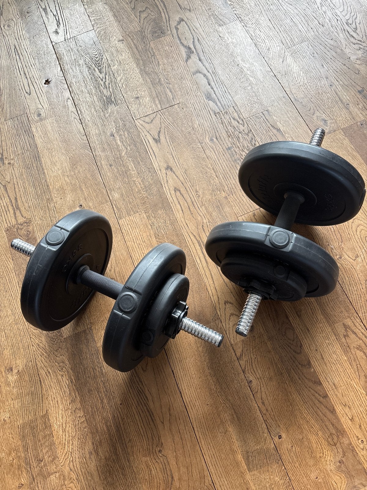 Verstelbare Dumbbells Set - VirtuFit, Sport en Fitness, Fitnessmaterialen, Gebruikt, Dumbbell, Armen, Ophalen