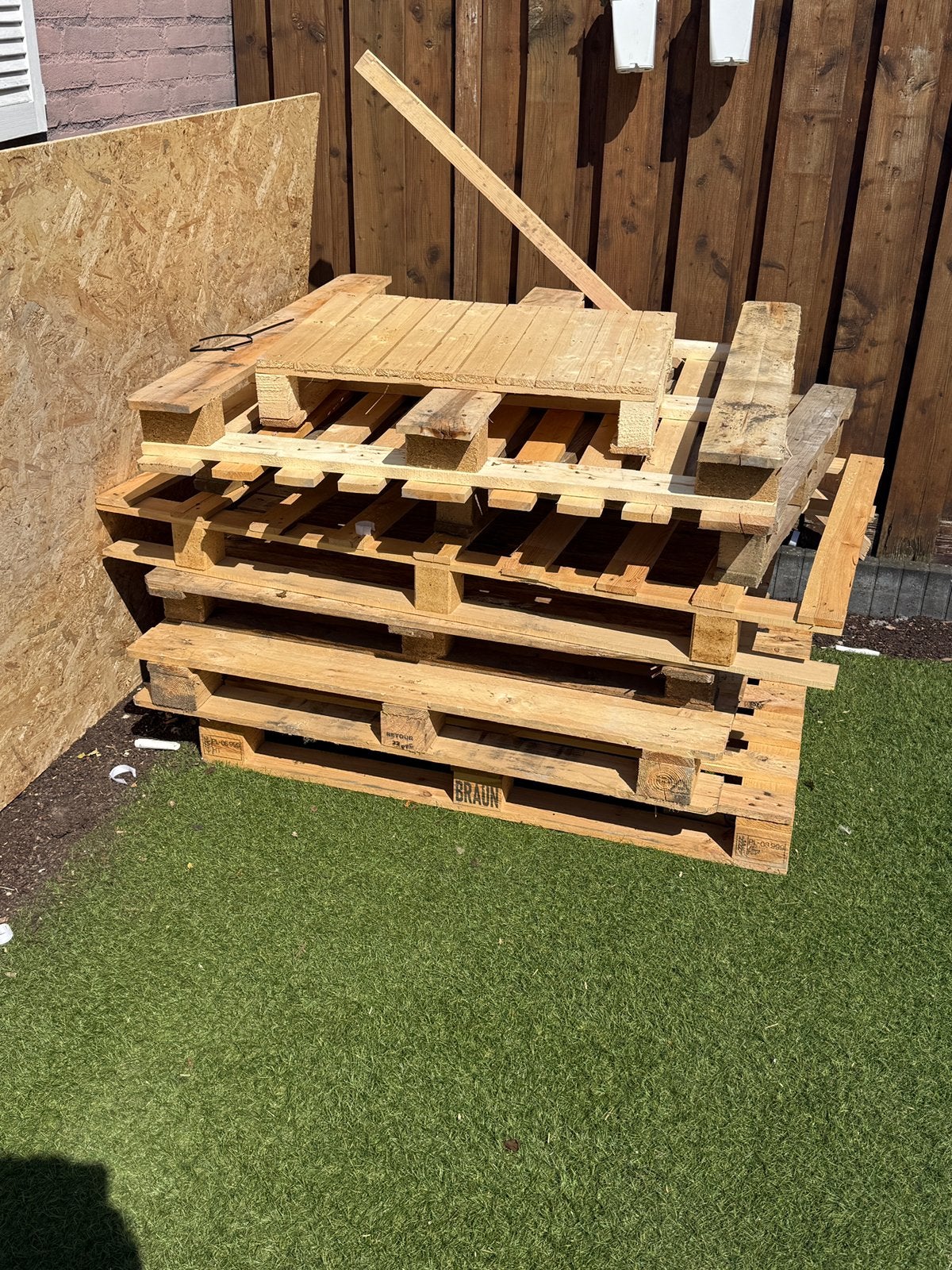 Gratis pallets, Minder dan 3 m³, Ophalen
