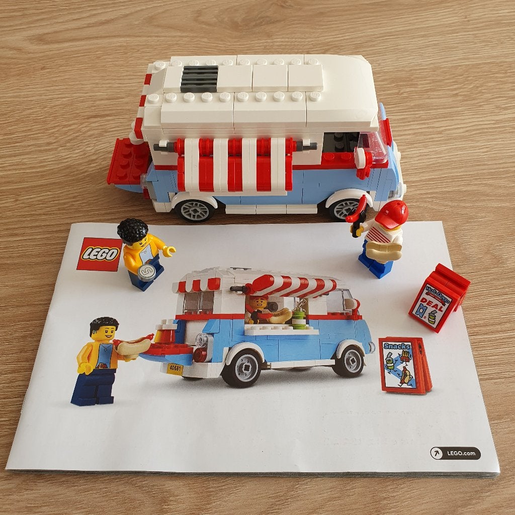 LEGO ICONS 40681 Retro foodtruck, Lego, Ophalen of Verzenden, Zo goed als nieuw, Icons