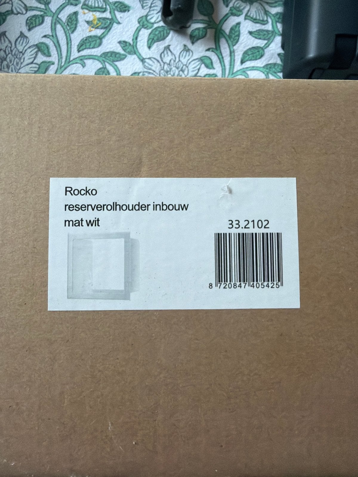 Rocko Inbouw Reserverolhouder Mat Wit, Nieuw, Ophalen, Toilet-accessoire, Wit