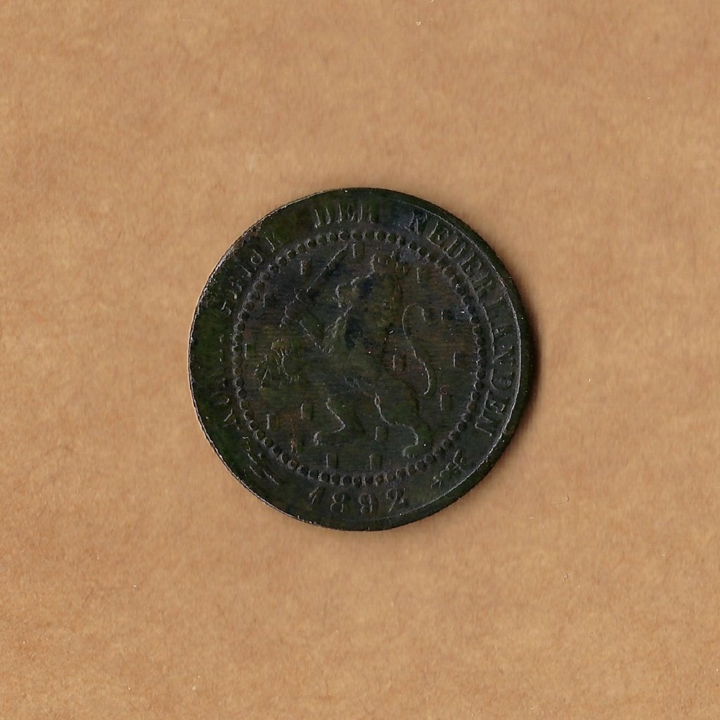 1 cent 1892 Wilhelmina, Postzegels en Munten, Ophalen of Verzenden, Koningin Wilhelmina, 1 cent, Losse munt