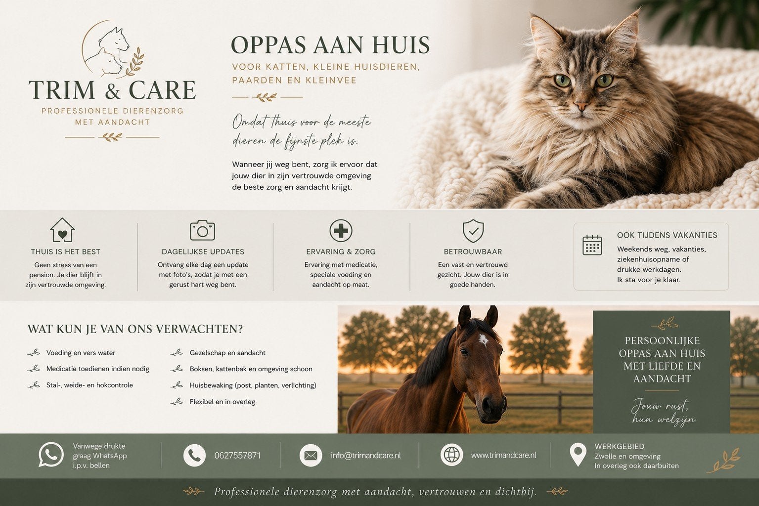 Katten oppas, dieren oppas