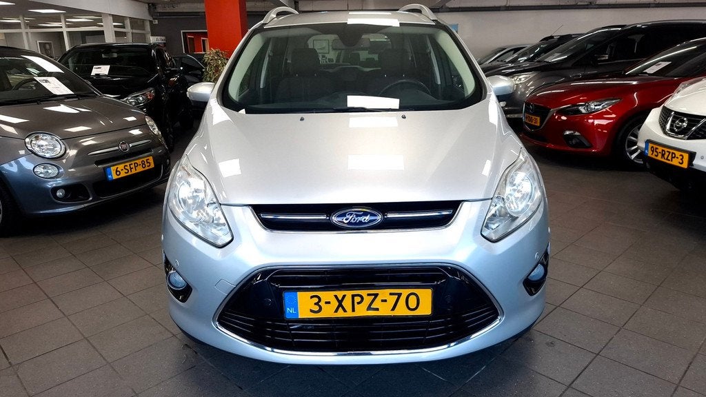 Ford Grand C-Max 1.0 Edition Plus 7p., Auto's, Ford, Voorwielaandrijving, Gebruikt, Zwart, 7 stoelen