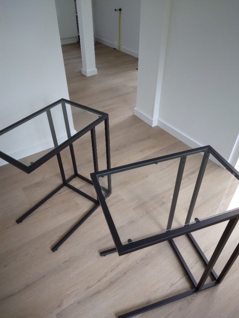 bijzettafel, Huis en Inrichting, Tafels | Bijzettafels, Ophalen, Minder dan 55 cm, Modern, 60 cm of meer