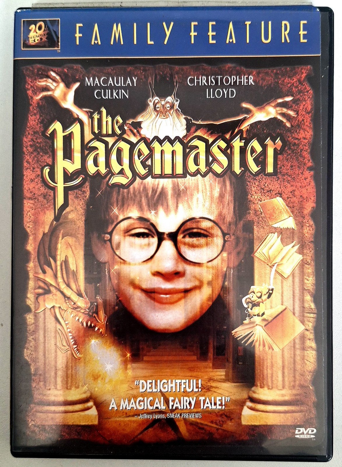 DVD  SPEELFILM - The Pagemaster (niet NL ondertiteld), Alle leeftijden, Ophalen of Verzenden, Gebruikt
