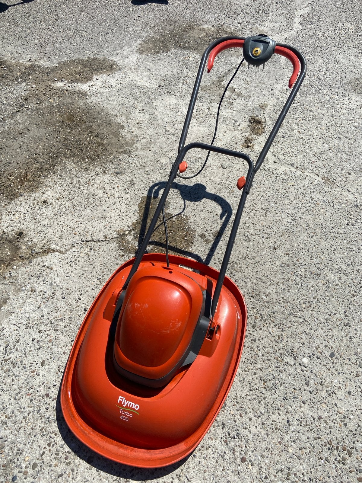 Flymo Turbo 400 Elektrische Zweefmaaier, Ophalen, Gebruikt, Elektrische grasmaaier, 40 t/m 49 cm