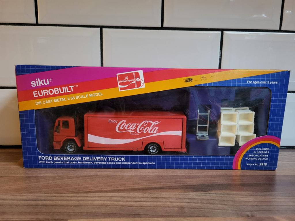 Siku Eurobuilt Coca-Cola Ford Beverage Delivery Truck, Ophalen of Verzenden, Nieuw