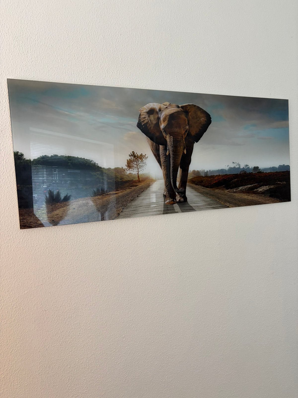Glazen schilderij, Ophalen, Zo goed als nieuw, Schilderij