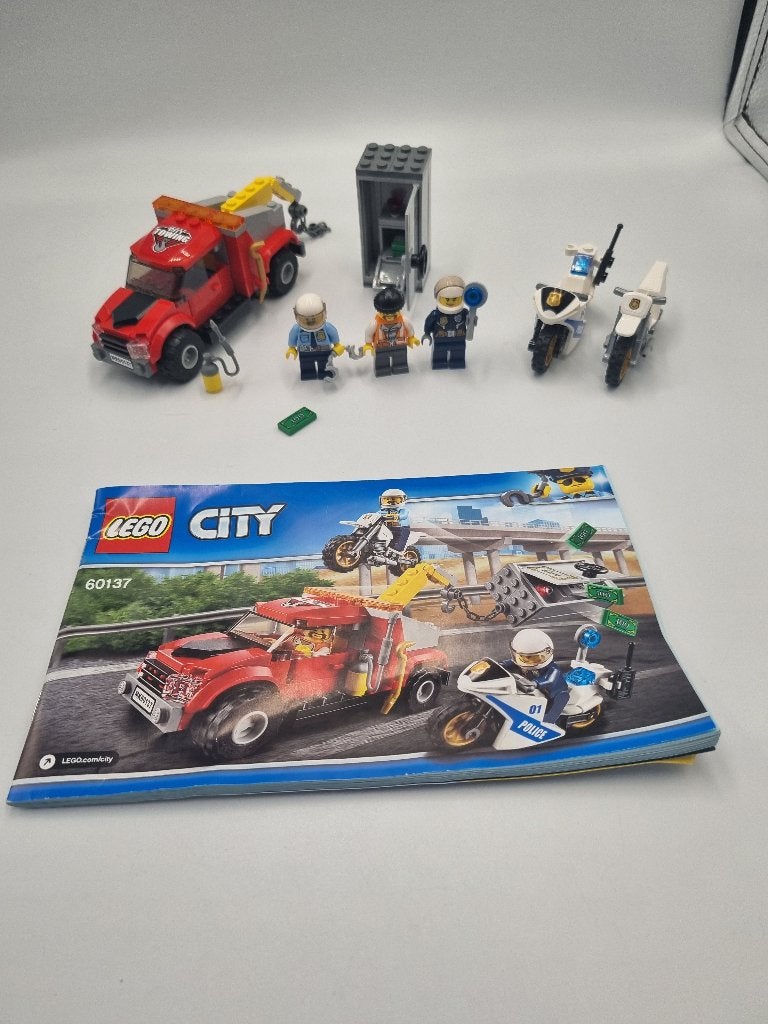 Lego City 60137 Tow Truck Trouble, Compleet, City, Lego, Ophalen of Verzenden