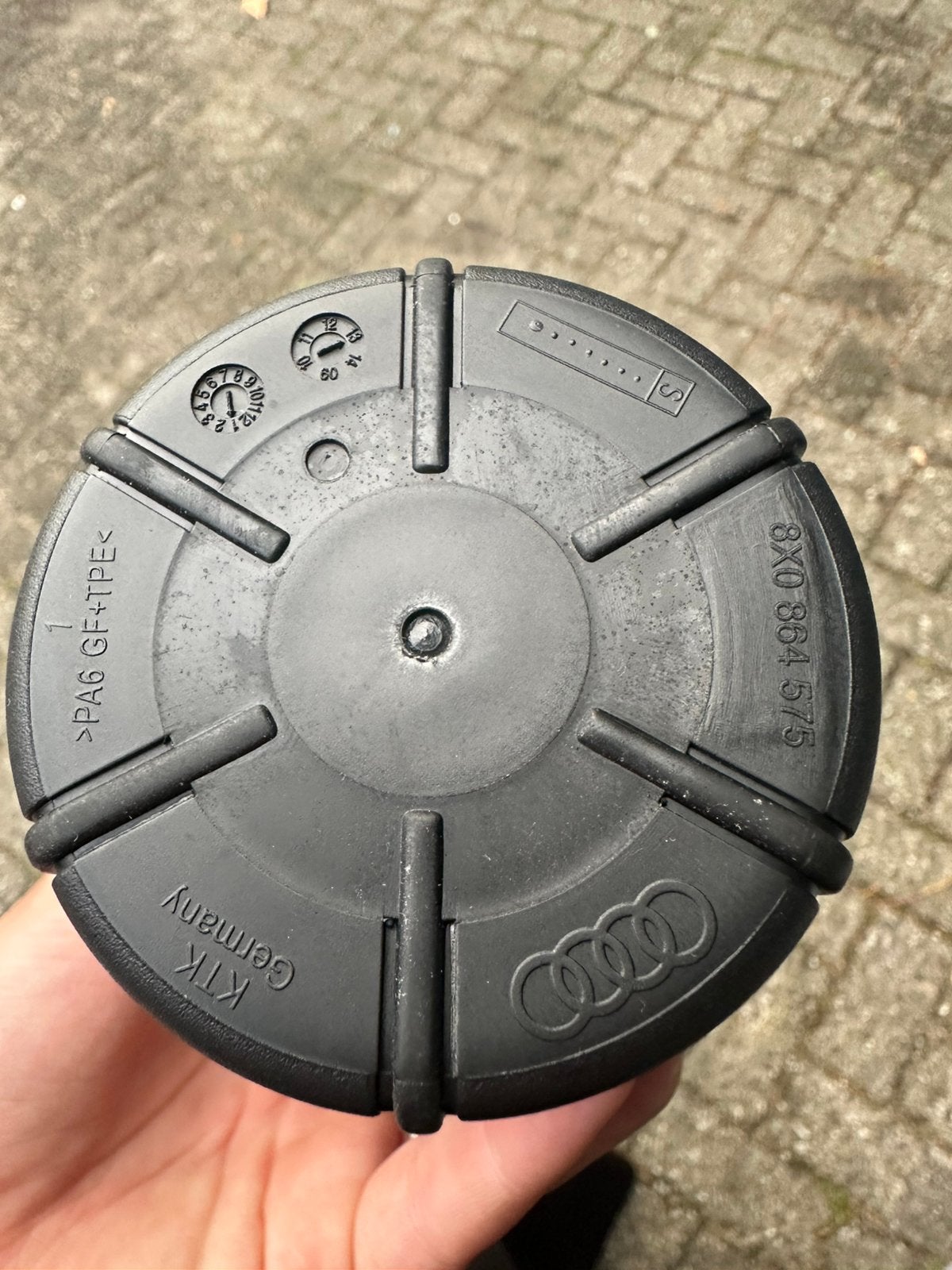 prullenbakje/asbak van audi, Ophalen of Verzenden, Zo goed als nieuw