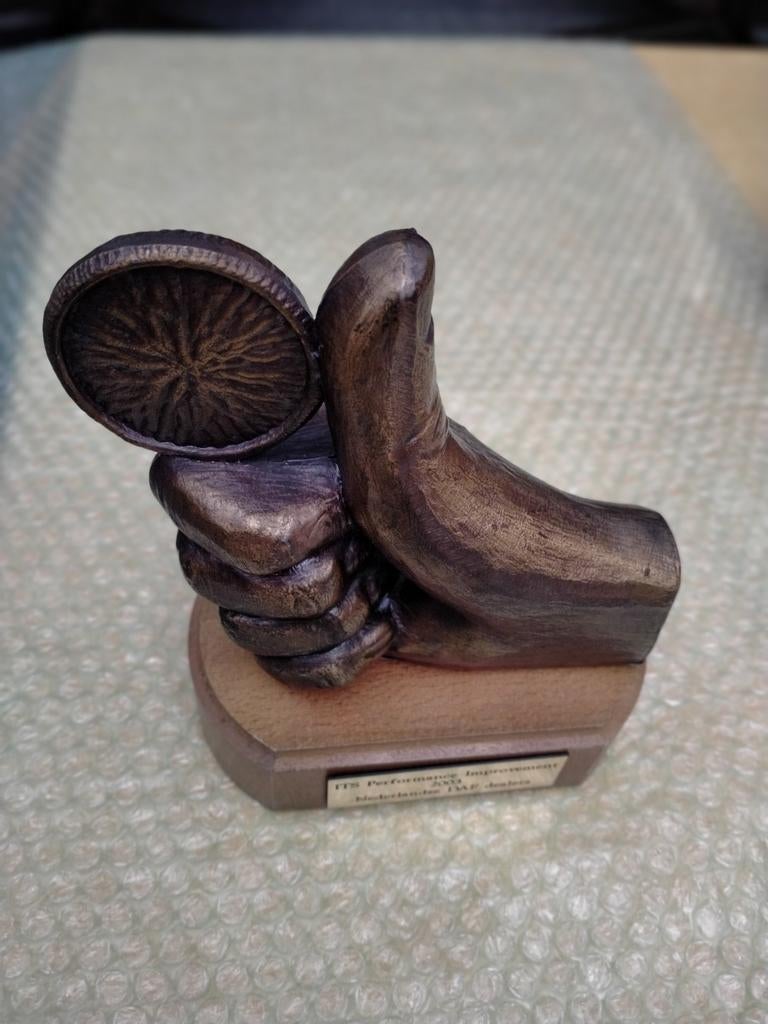 DAF Dealers ITS Performance Improvement Trofee 2003, Antiek en Kunst, Overige onderwerpen, Minder dan 20 cm, Ophalen of Verzenden