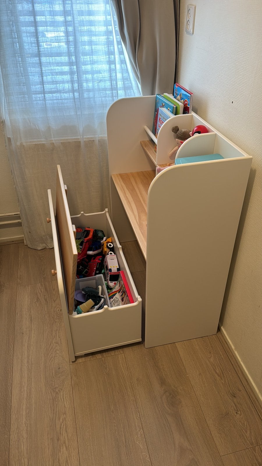 Bureau kids, Ophalen, Eenpersoons, Zo goed als nieuw, 90 cm