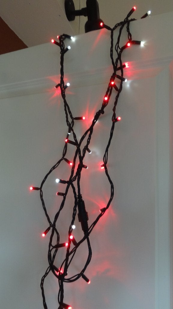 LED Kerstverlichting Rood/Wit - Sfeervolle Verlichting, met, Ophalen of Verzenden, Zo goed als nieuw