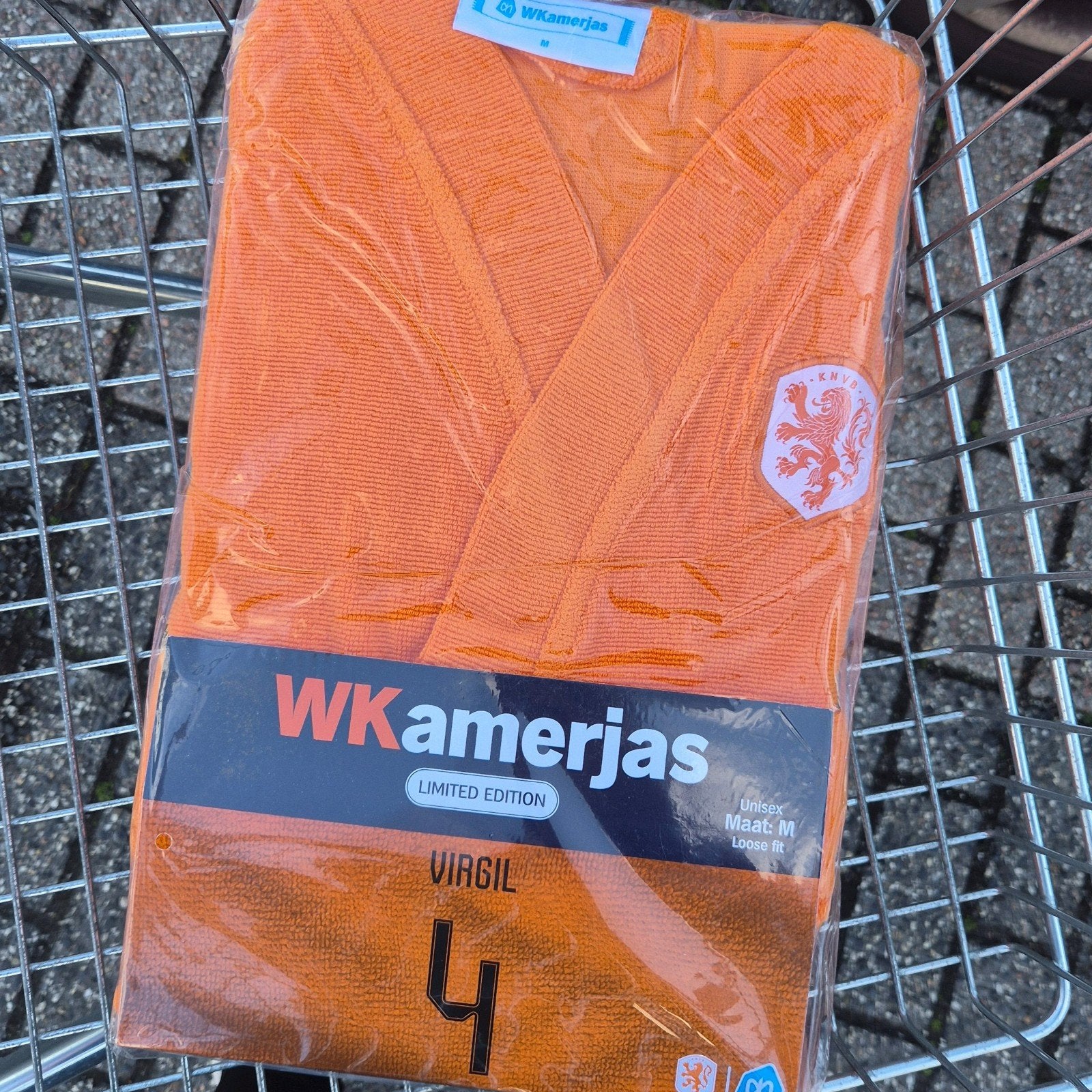 WKamerjas Limited Edition Virgil van Dijk maat M, Ophalen of Verzenden, Nieuw, WKamerjas