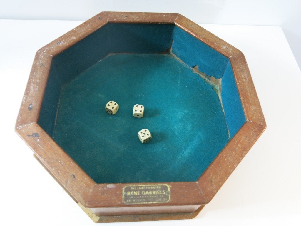 Antieke pietjesbak biljartfabriek Rene Gabriels, Ophalen of Verzenden