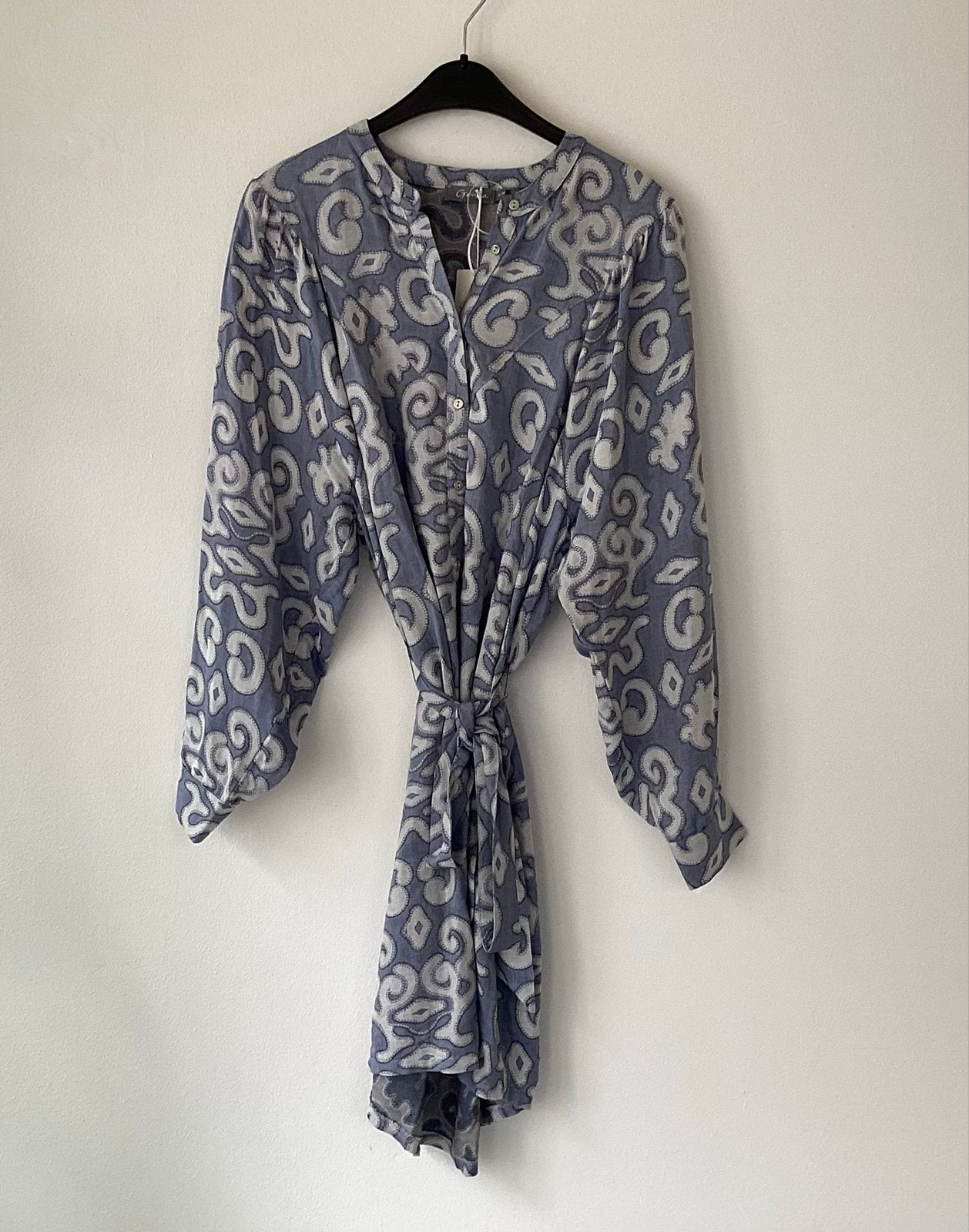 Geisha jurk chambray comb maat S/36, Kleding | Dames, Nieuw, Maat 36 (S), Boven de knie, Verzenden