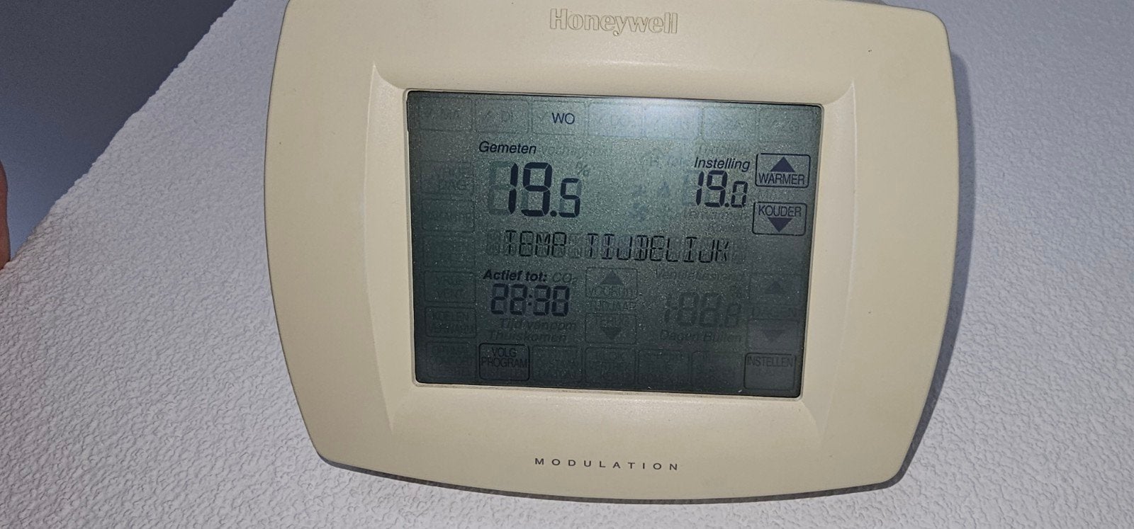 Honeywell Chronotherm Vision Modulatie Thermostaat, Ophalen of Verzenden, Slimme thermostaat, Gebruikt