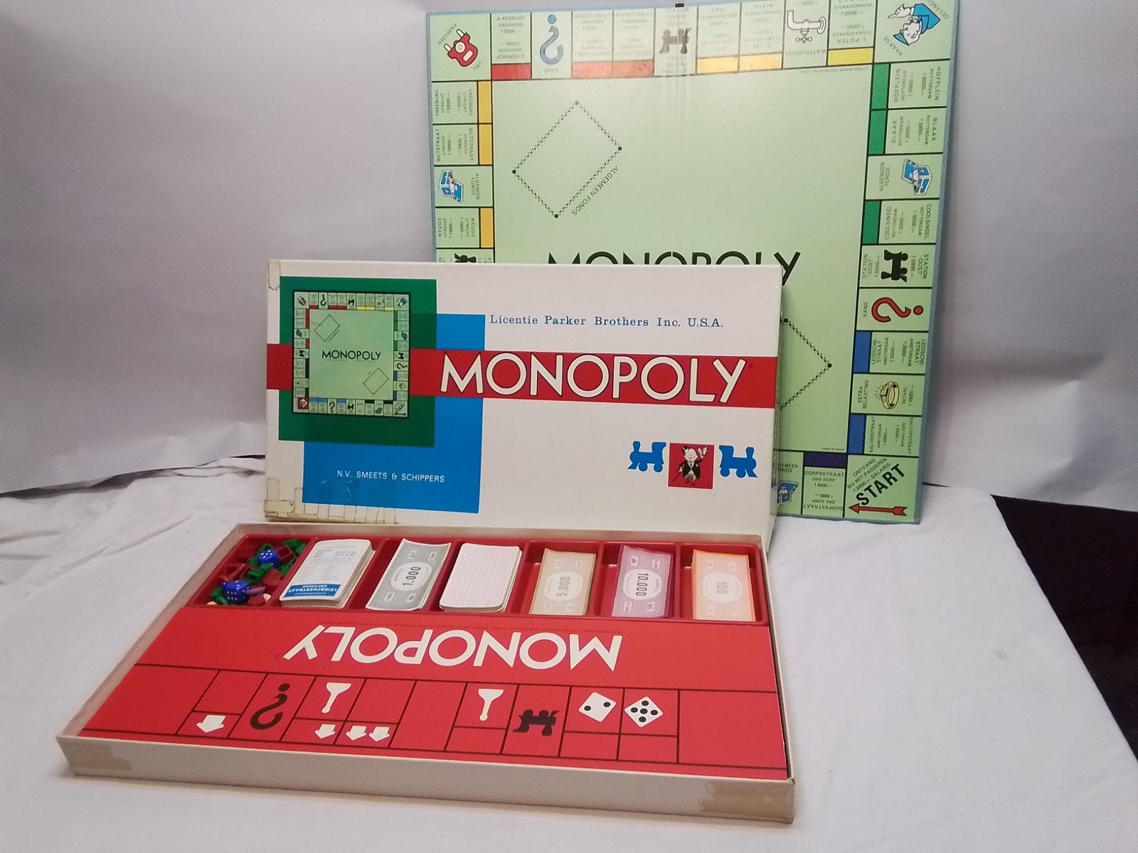 Vintage Monopoly Bordspel - N.V. Smeets & Schippers, Hobby en Vrije tijd, Gezelschapsspellen | Bordspellen, Vijf spelers of meer