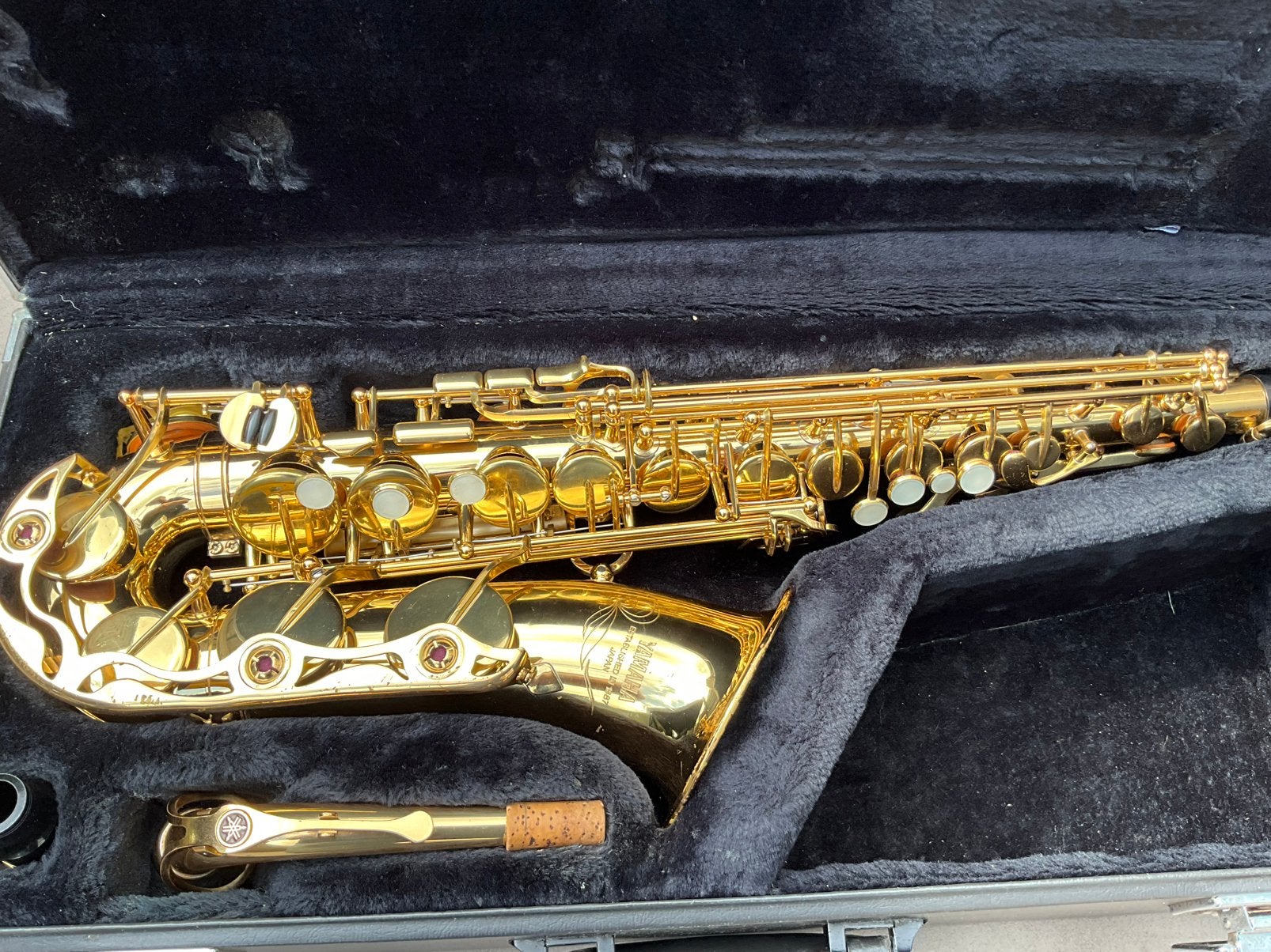 Yamaha YAS 32 alt saxofoon, Ophalen of Verzenden, Zo goed als nieuw, Alt, Met koffer