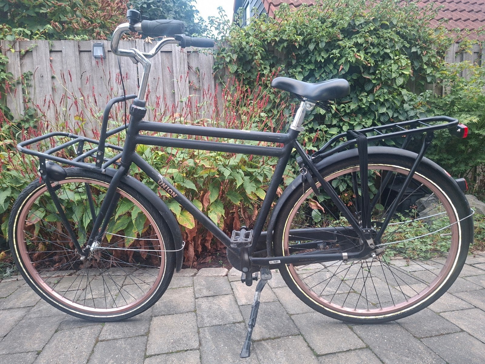Union Copper Load transportfiets framemaat 57, Terugtraprem, Gebruikt, Versnellingen, 57 tot 61 cm
