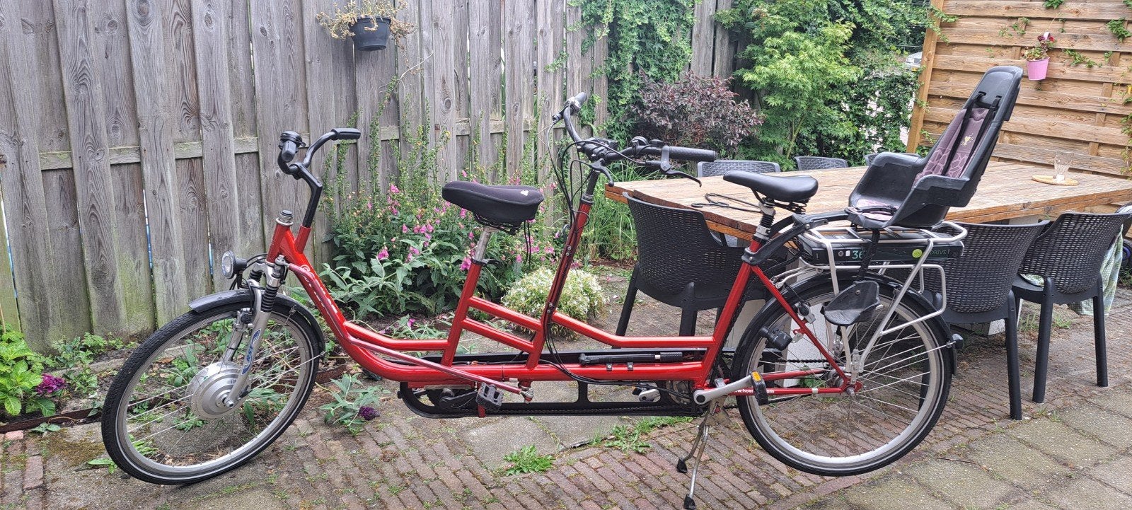 CoPilot Elektrische Tandemfiets met 6 Versnellingen, Ophalen