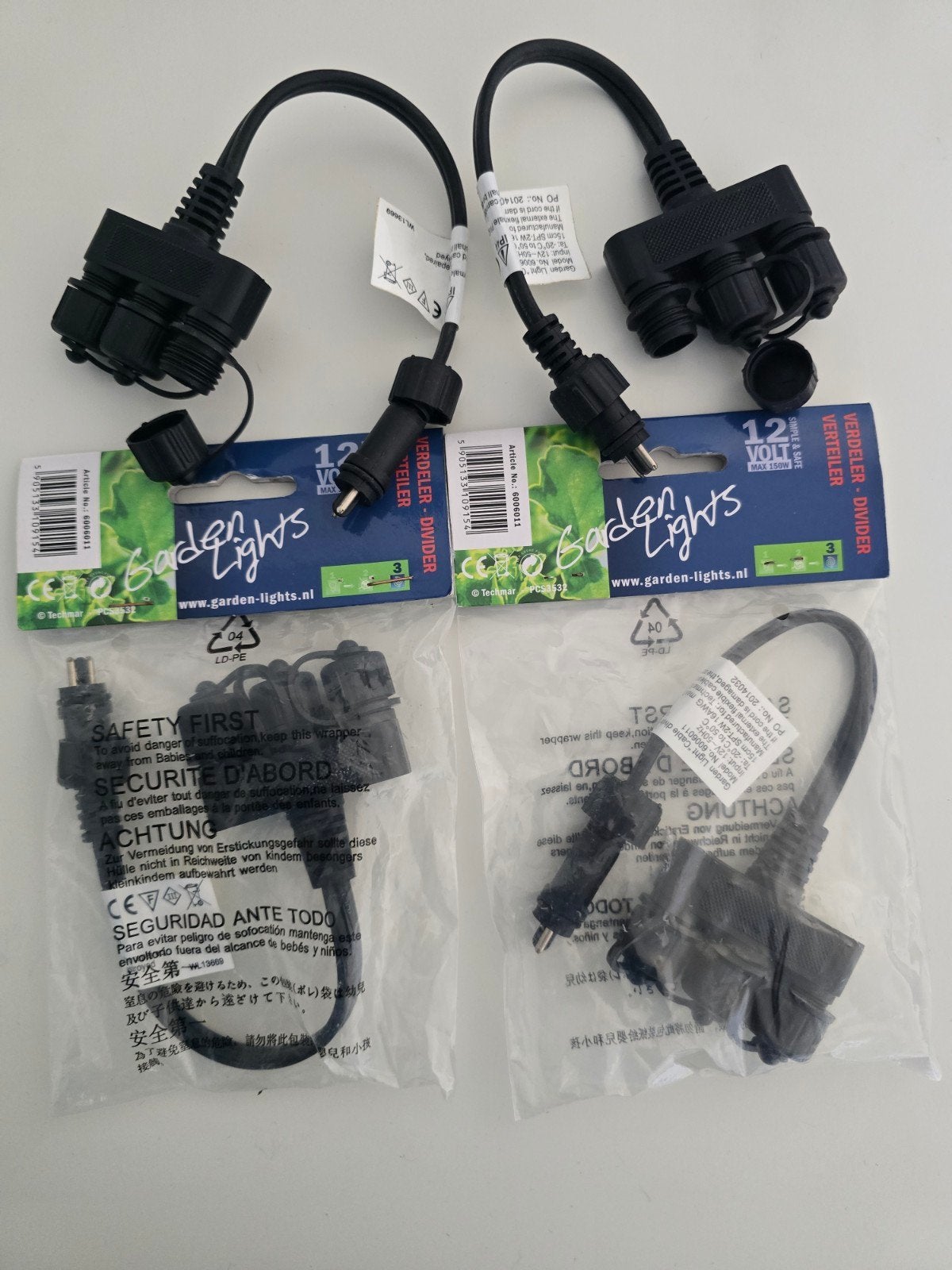 Garden Lights 12V Verdeler/Divider, Tuin en Terras, Buitenverlichting, Kunststof, Minder dan 50 watt, Overige typen, Nieuw