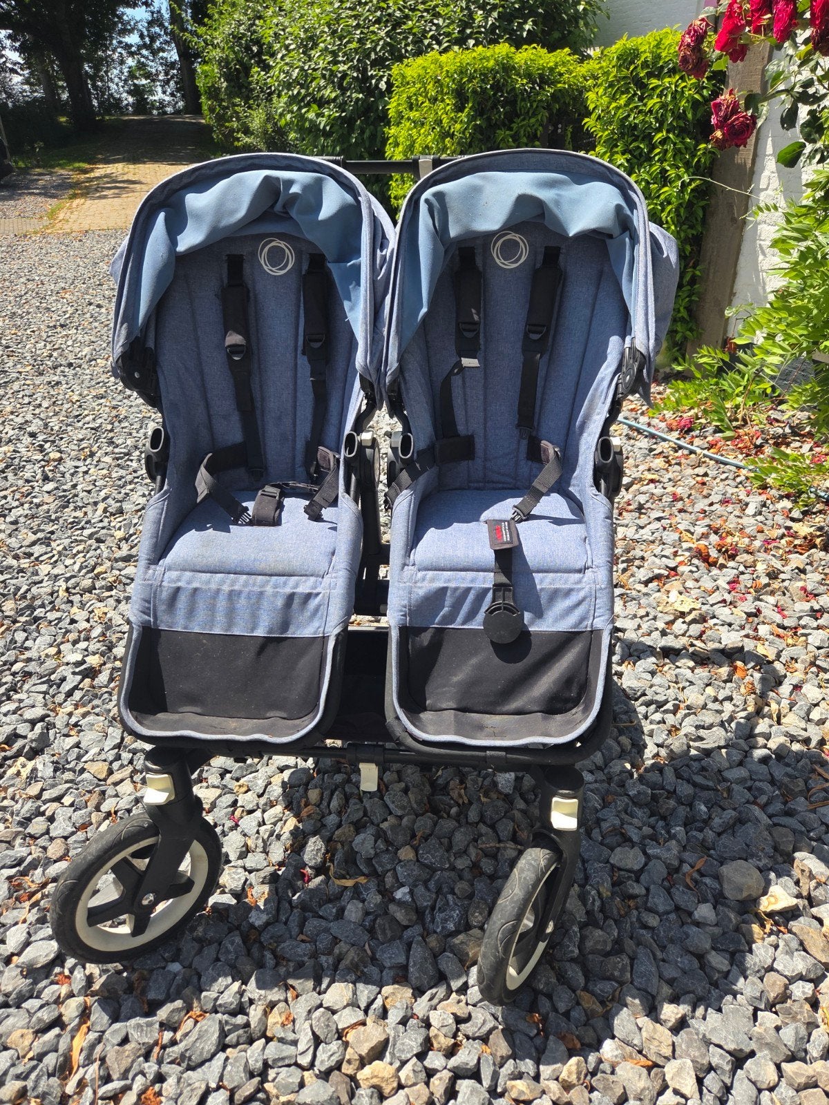 Bugaboo Donkey Duo kinderwagen - compleet en veelzijdig, Ophalen, Verstelbare duwstang, Bugaboo, Zo goed als nieuw