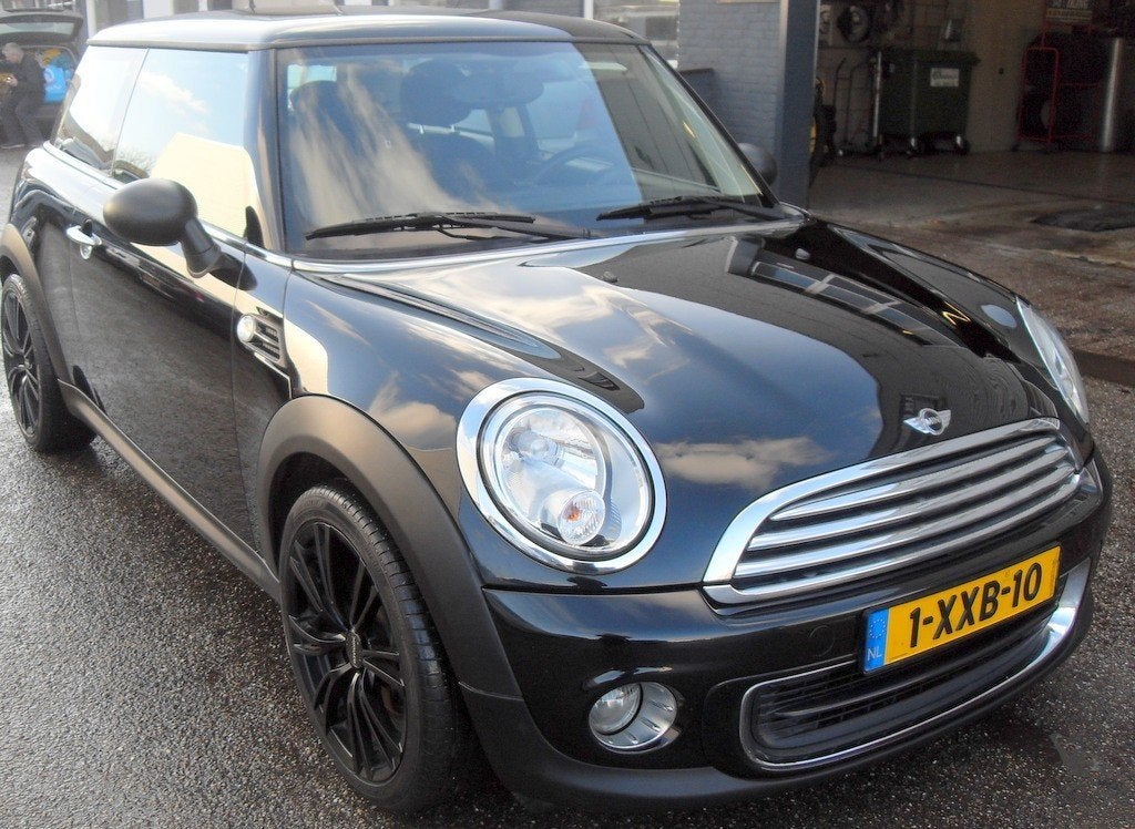 Mini ONE 1.6 one Salt airco, Auto's, Mini, Voorwielaandrijving, Euro 5, 4 stoelen, Zwart