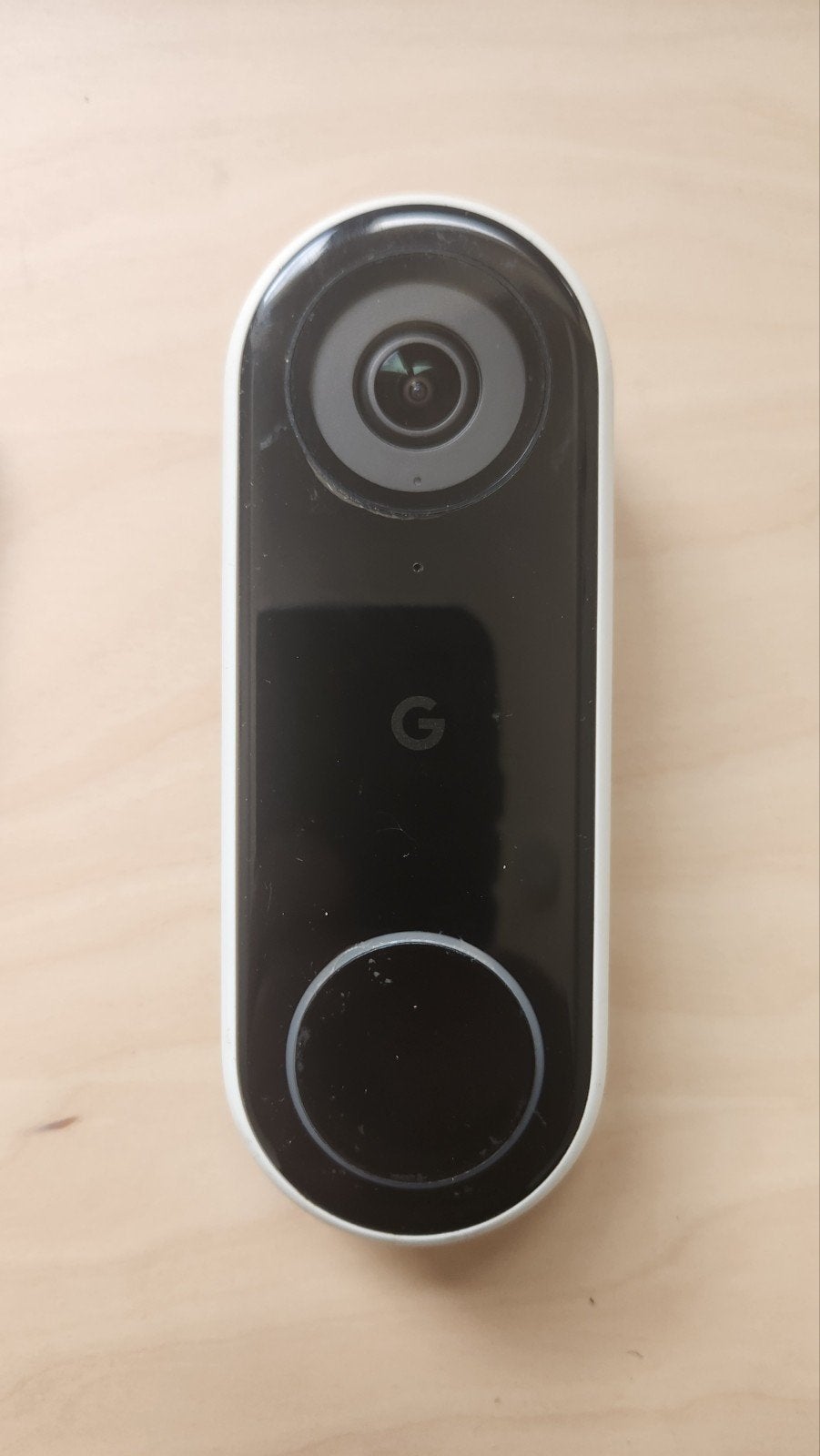 Google Nest Hello Video Deurbel - Bedraad, Ophalen of Verzenden, Bewegingsdetectiesensor, Zo goed als nieuw, Bedraad