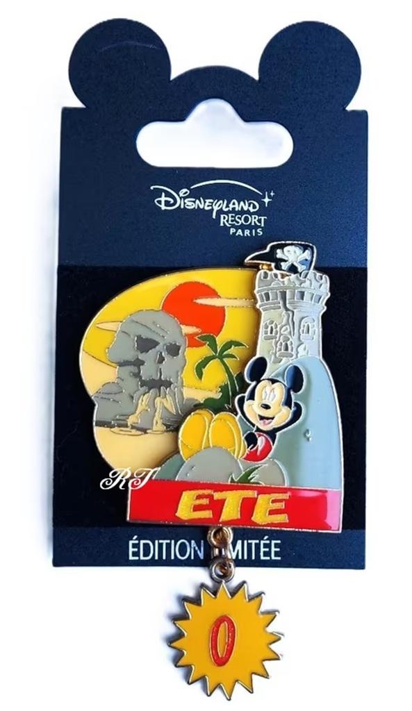 Été pin zomerseizoen “Mickey Disneyland Parijs”., Ophalen of Verzenden, Nieuw, Overige onderwerpen, Speldje of Pin