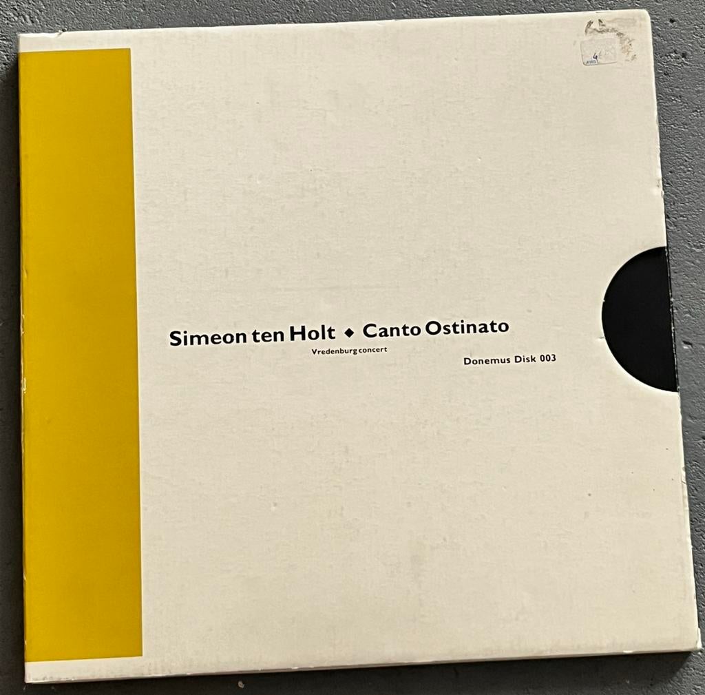 3lp klassiek elpee vinyl Canto Ostinato Simeon ten Holt, Overige typen, Ophalen of Verzenden, Zo goed als nieuw, 12 inch