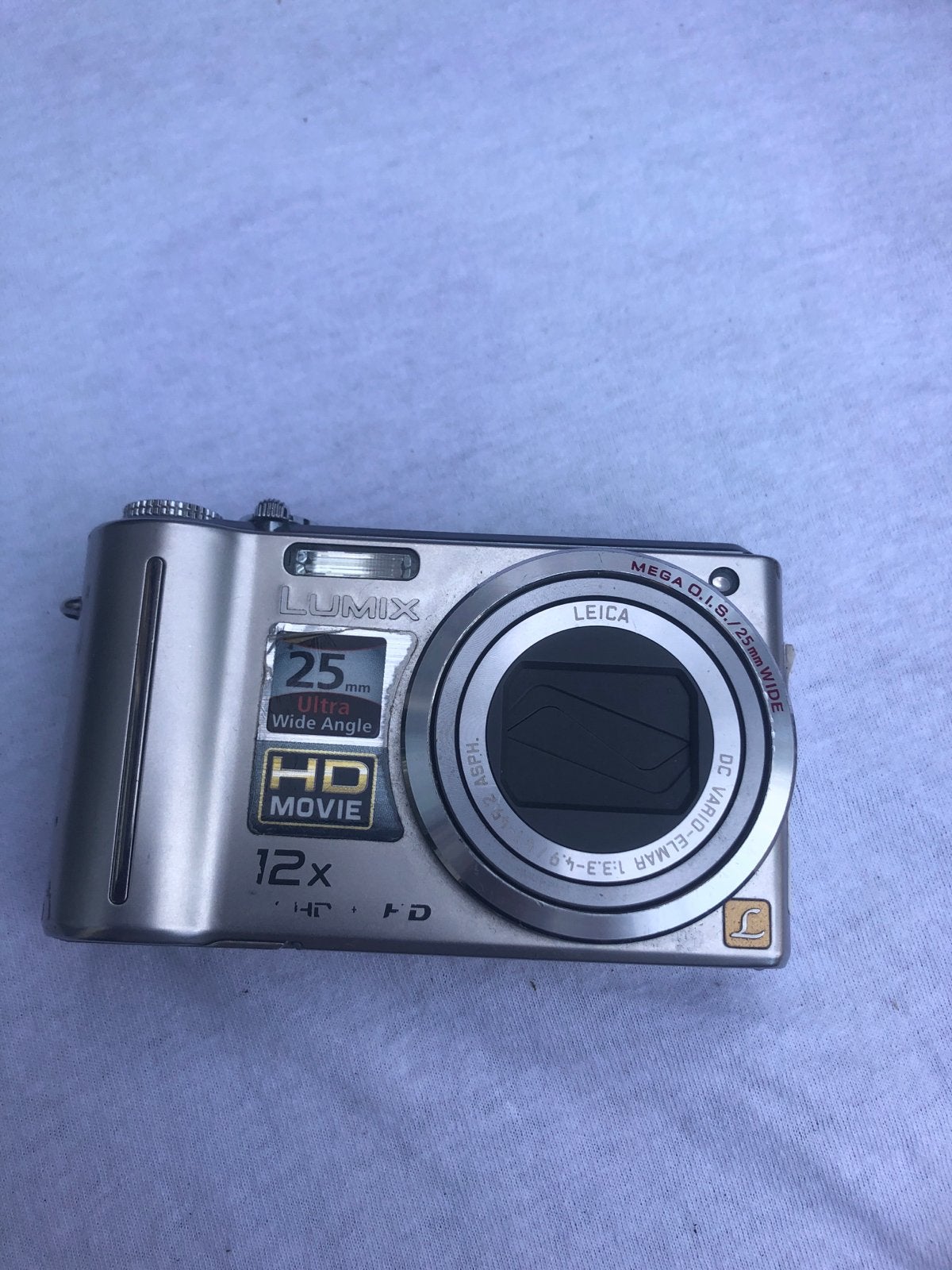 Panasonic Lumix DMC-TZ7 Compactcamera - Zilver, Audio, Tv en Foto, Ingebouwde flitser, Gebruikt, Panasonic, Ophalen of Verzenden