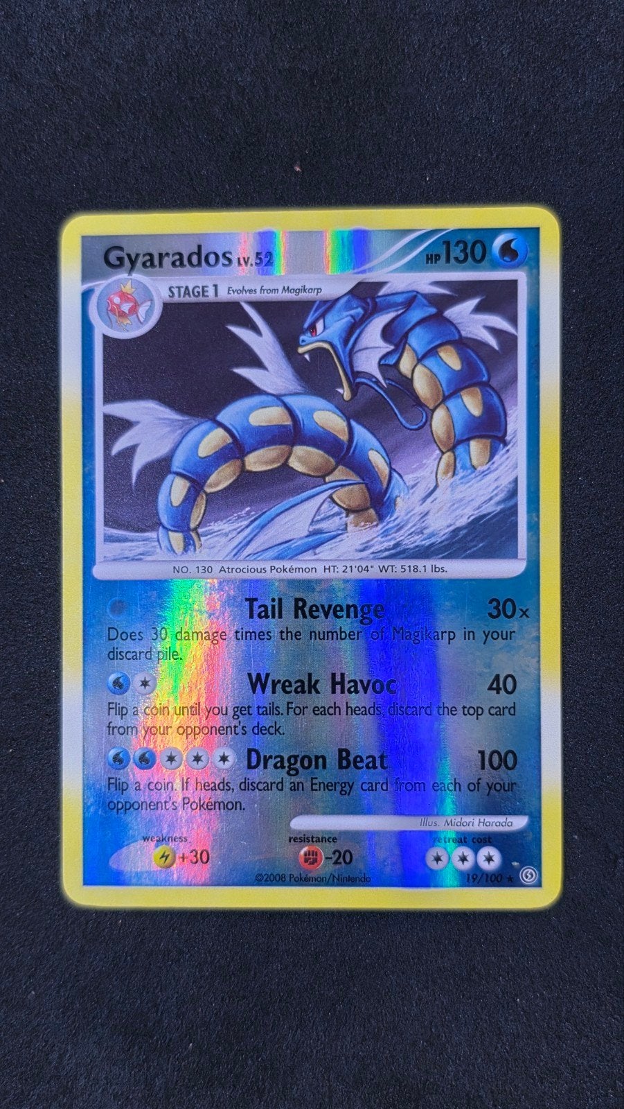 Gyarados Stormfront Pokémon Kaart, Hobby en Vrije tijd, Verzamelkaartspellen | Pokémon, Ophalen of Verzenden, Zo goed als nieuw