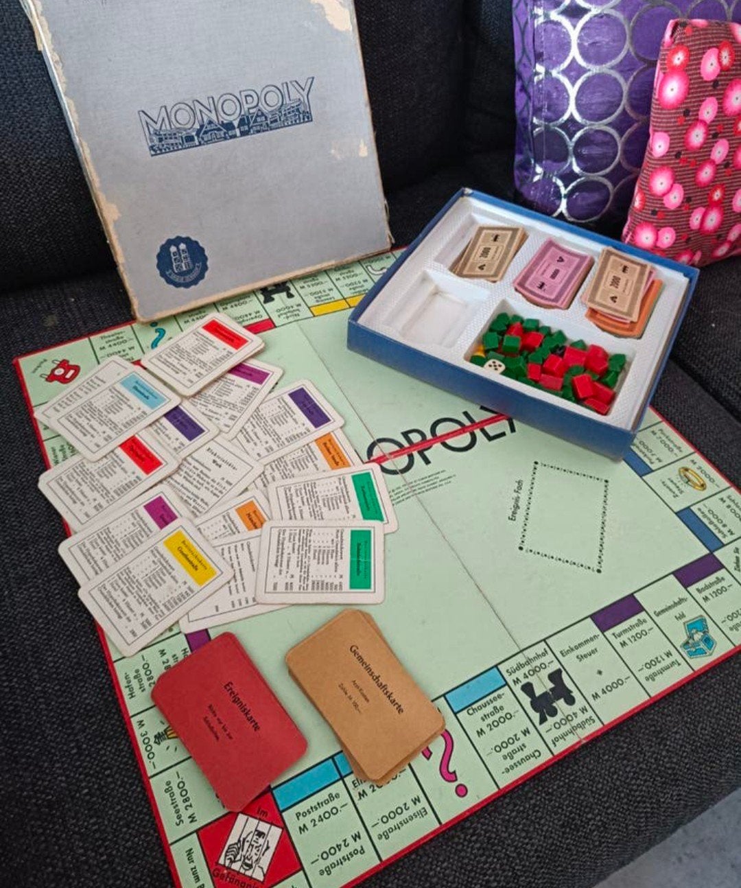 Vintage Duitse Monopoly - Compleet & Authentiek, Hobby en Vrije tijd, Gezelschapsspellen | Bordspellen, Vijf spelers of meer, Ophalen of Verzenden