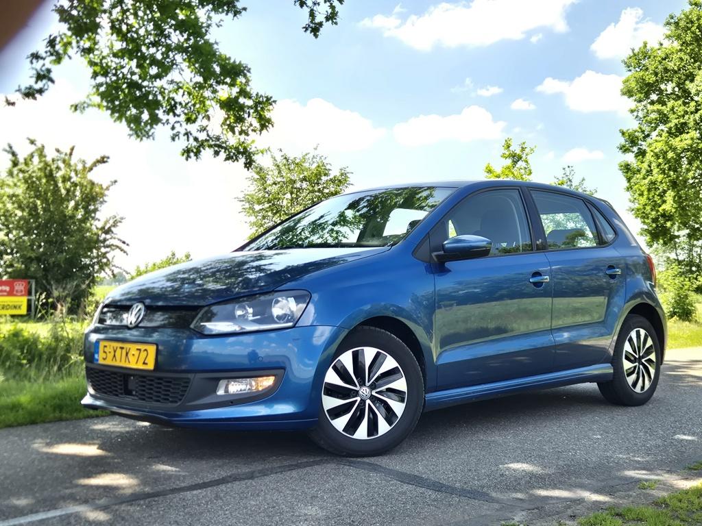 Volkswagen Polo 1.4 TDI BlueMotion (bj 2014), Gebruikt, Euro 6, 580 kg, Blauw