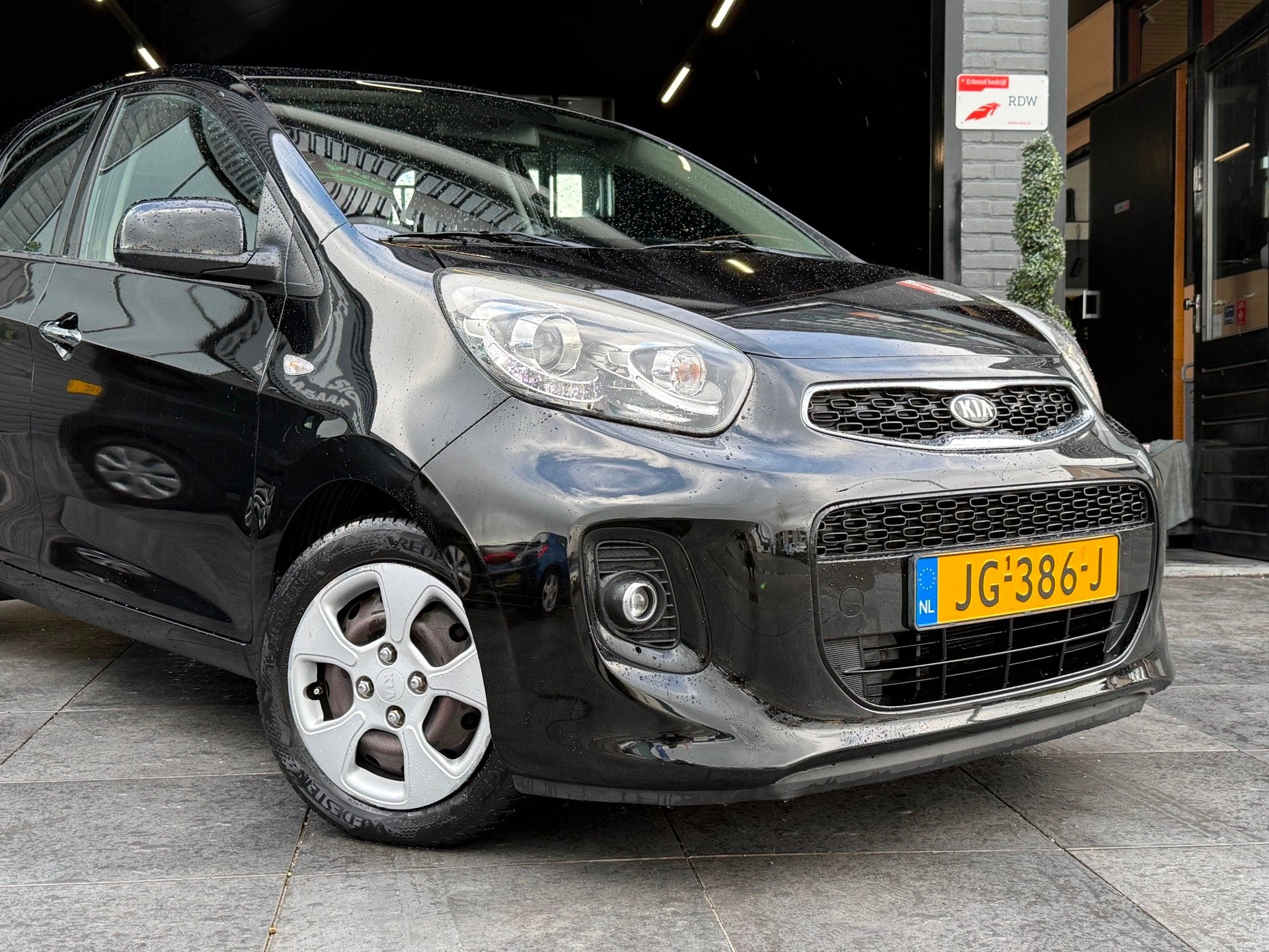 Kia Picanto 1.0 CVVT DynamicLine|Airco|LED|Cruise|NAP|APK, Auto's, Voorwielaandrijving, Euro 5, Stof, Gebruikt
