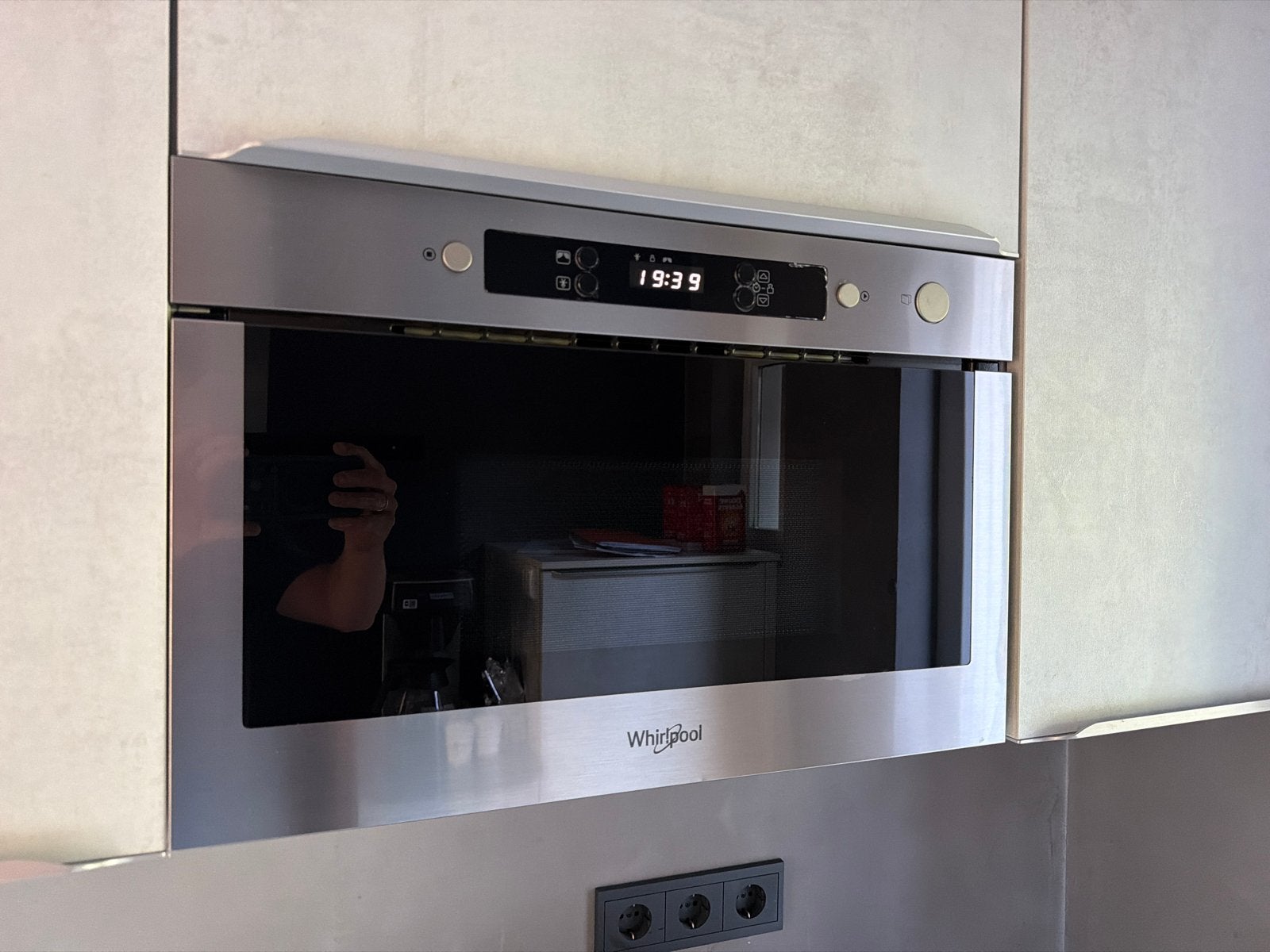 Whirlpool AMW 423/IX Inbouw Combimagnetron, Ophalen, Combimagnetron, 60 cm of meer, Grill