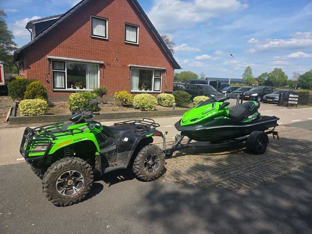 Kawasaki Jetski Ultra LX met trailer, Watersport en Boten, Ophalen of Verzenden, Gebruikt, Benzine, 200 pk of meer