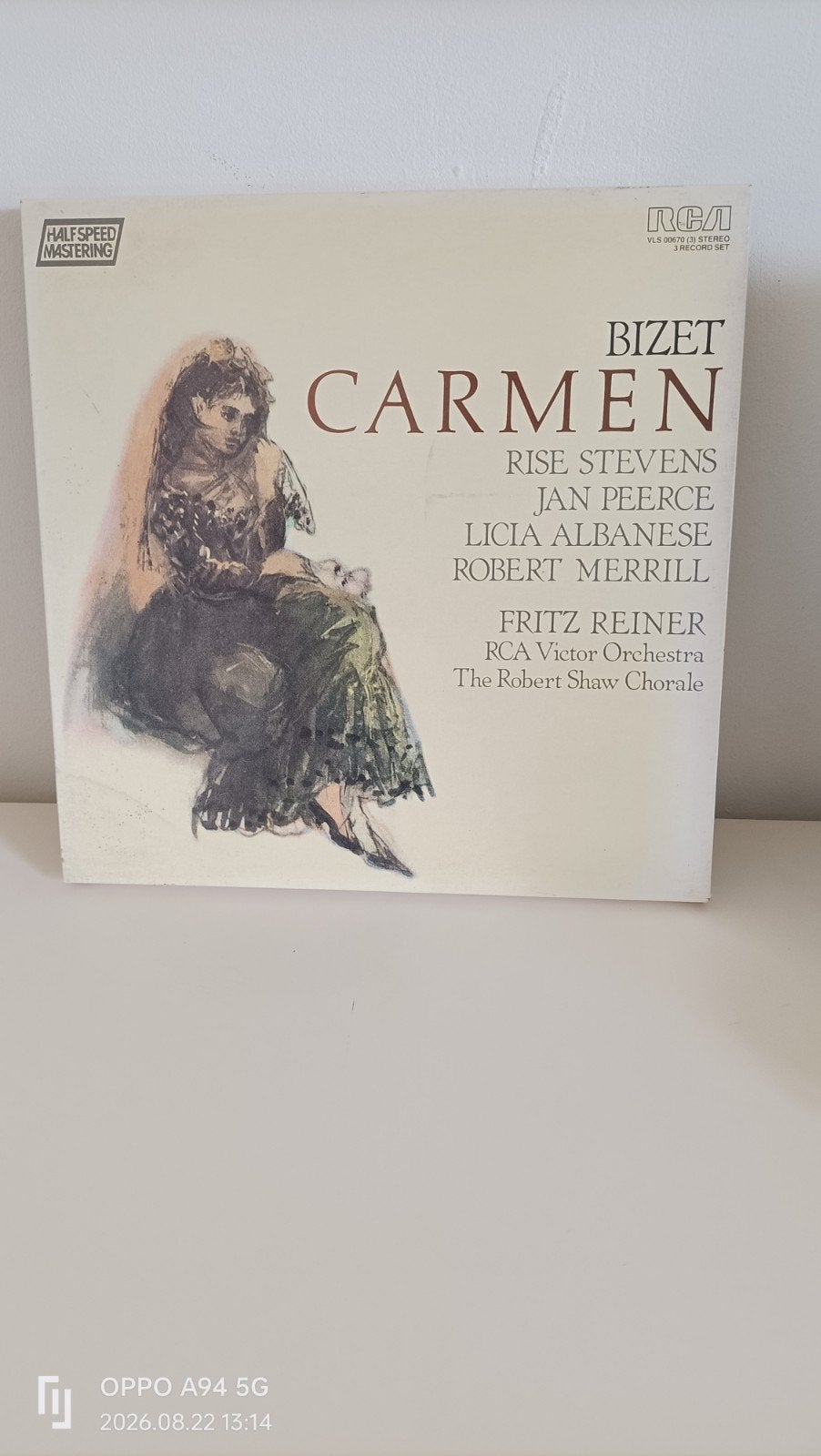 Bizet - Carmen (Half Speed Mastering) LP - Zo goed als nieuw, Ophalen of Verzenden