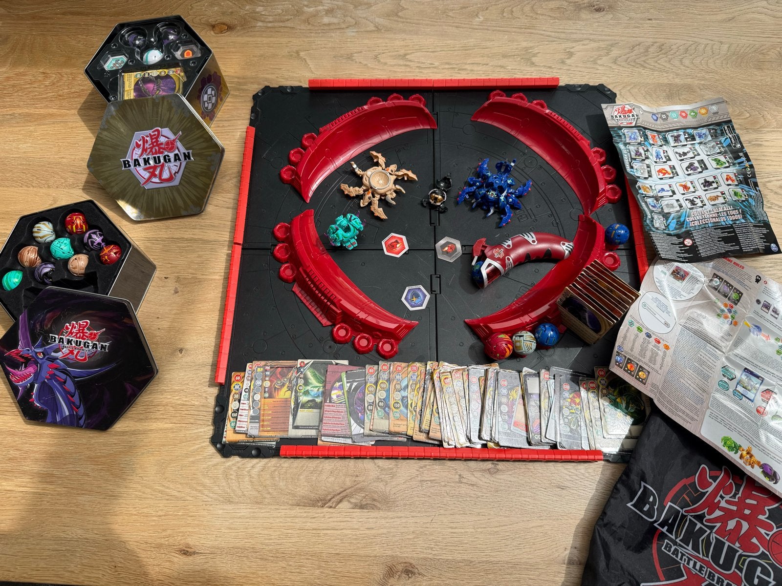 Bakugan Battle Brawlers Starter Set met extra's, Ophalen of Verzenden, Gebruikt