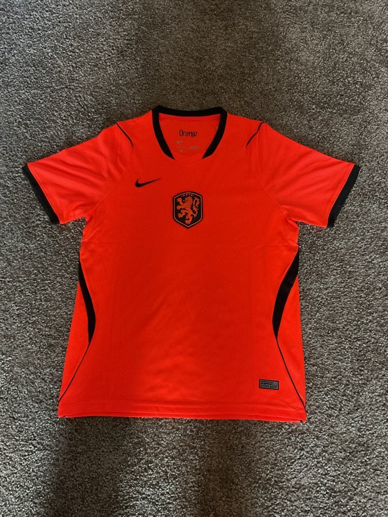 Nederlands Elftal Thuisshirt Maat L Oranje KNVB Nike, Sport en Fitness, Voetbal, Maat L, Ophalen of Verzenden, Nieuw, Shirt