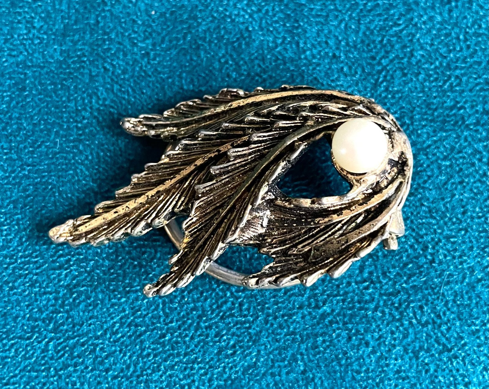 Vintage Sjaalclip, Overige materialen, Gebruikt, Minder dan 4 cm, Ophalen of Verzenden